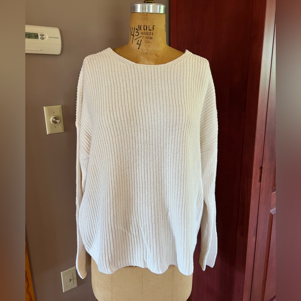 LOFT Open Back Sweater